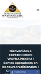 Mobile Screenshot of expedicioneswaynapicchu.com